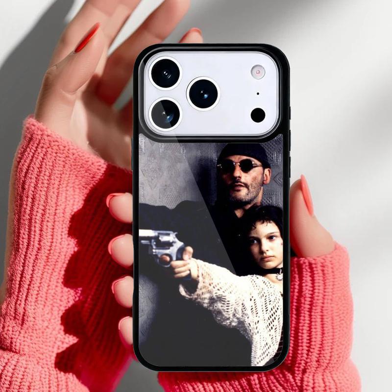 

Leon And Matilda Phone Case for iPhone 17 16 15 14 13 Pro Max Back Cover for 12 11 Pro Coque iPhone 11 Pro Max