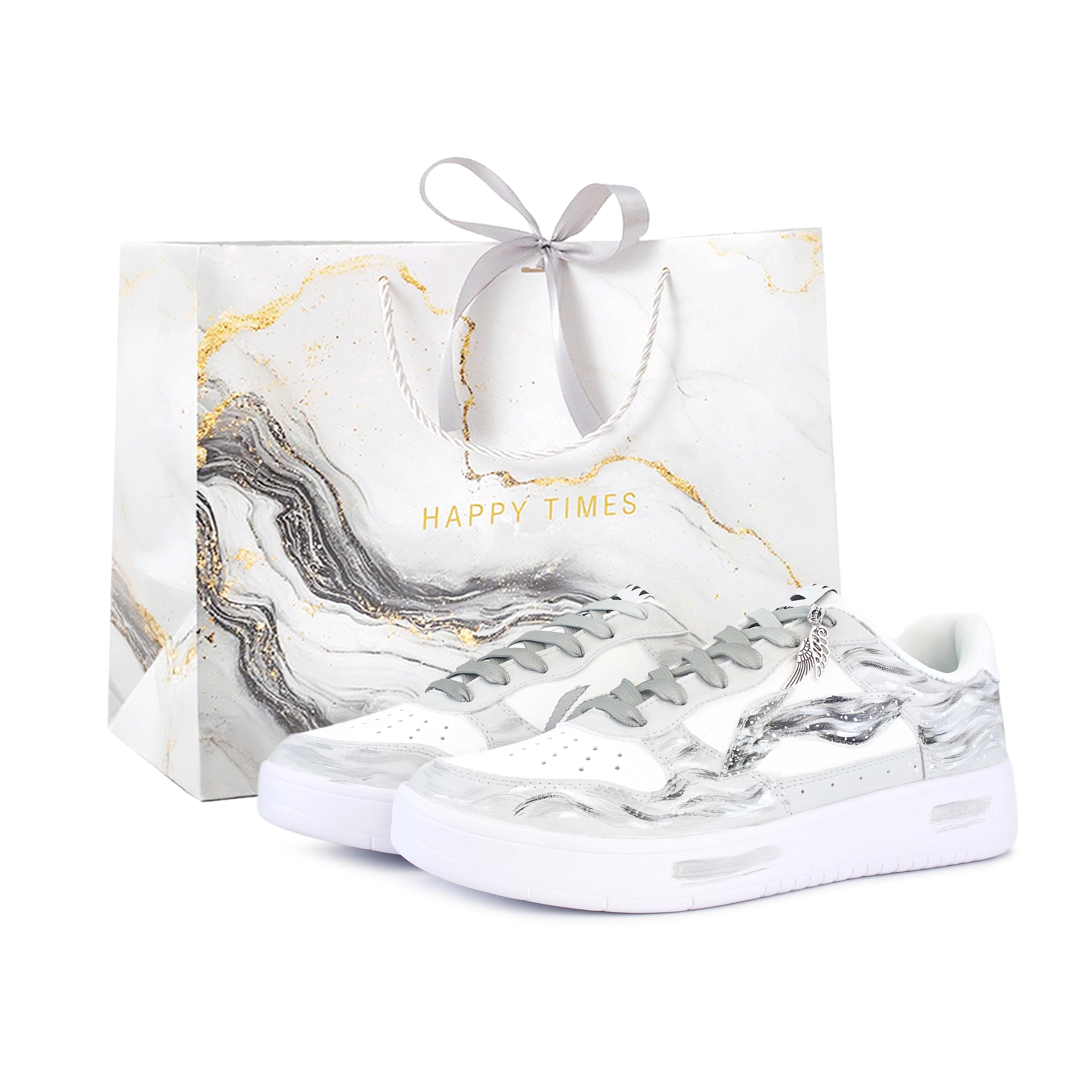 Li Ning Плавающая лодка Износостойкие Нескользящие Низкие Скейтбордические кроссовки Мужские Серый Белый AGCS419-1(team1723-L) 40