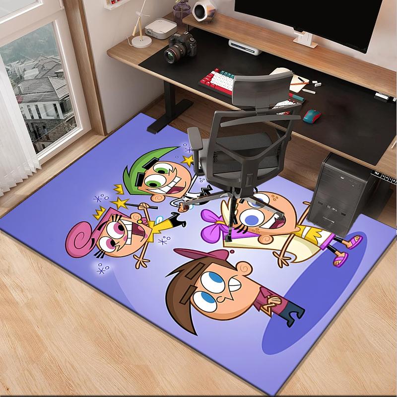 Magical Friendship Timmy Adventure Office Rug Chair Mat, Game Carpet, Suitable for Front Door, Bedroom, Living Room, Desk, Holiday Gift