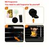 2D Flat Yellow Dog Car Vent Clip Decorative Diffuser (fragrance Not Included), Car Interior Decoration, Aromatherapy Clip, Ideal for Holiday Gifts