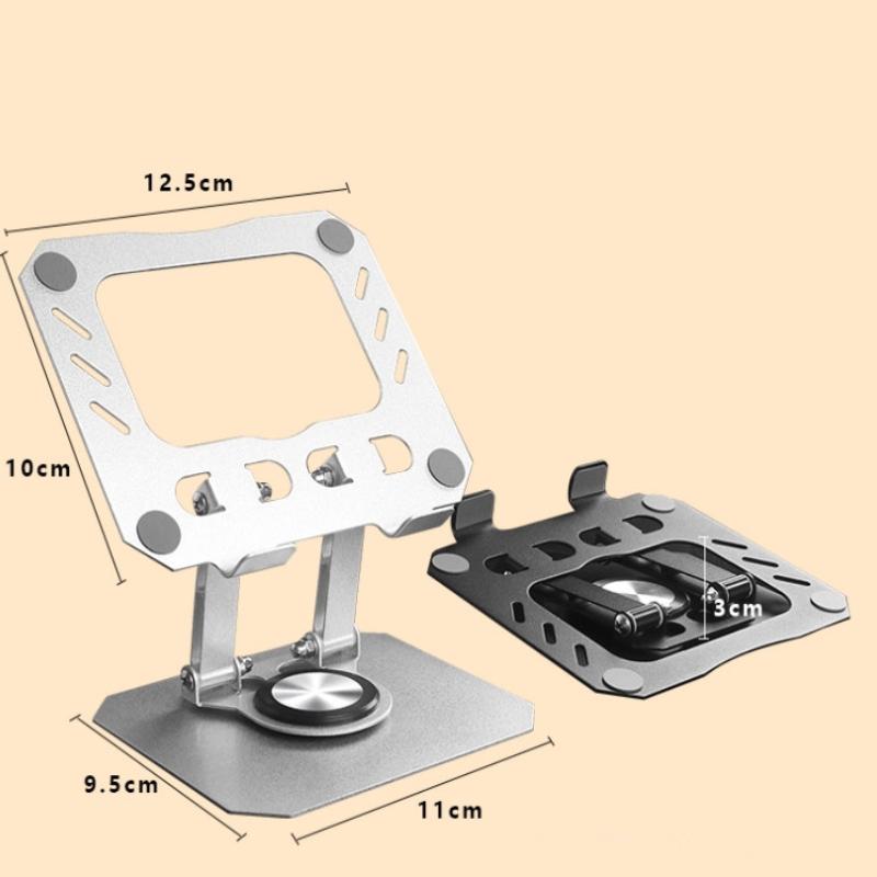 1Pc Adjustable 360° Rotatable Tablet Stand Foldable Portable Laptop Stand Desktop Holder Notebook Support Base Stand Holder