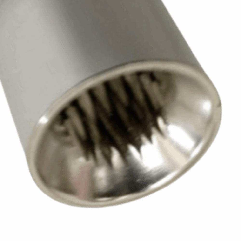 Silver Snooker Tip Pricker Textured End Cue Tip Tool Nine Ball Cue Maintenance