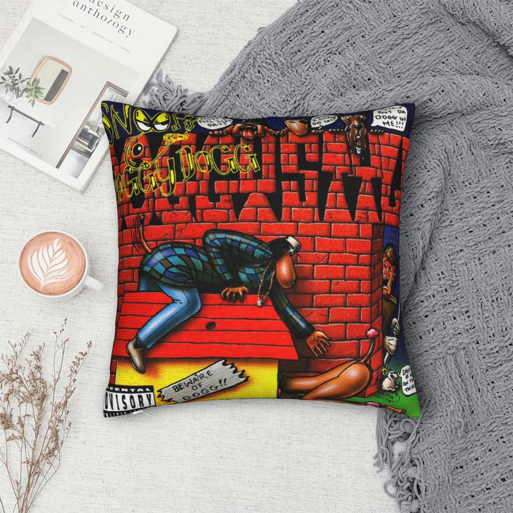 Snoop Doggs Funny Hip Hop Rapper Printing Pillowcase Cushion Cover Pillow Covers New Style Home Decorations Square Multi Size