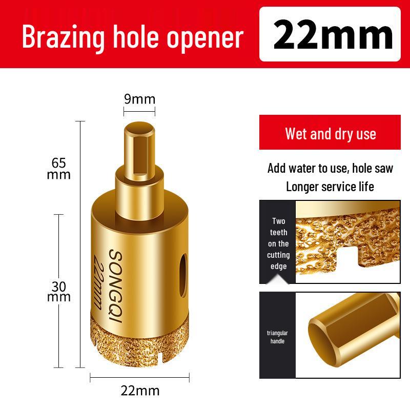 Diamond Tile Drilling Bit for Glass, Marble & Porcelain