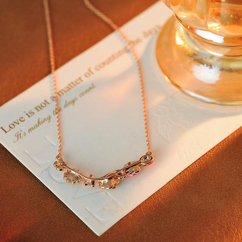 Colorful Floral Trend Necklace: 2025 Sweet Luxury Women's Accessory