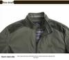 Men's Casual Cotton Jacket for Middle-Aged & Elderly - Lightweight Spring/Autumn Wear