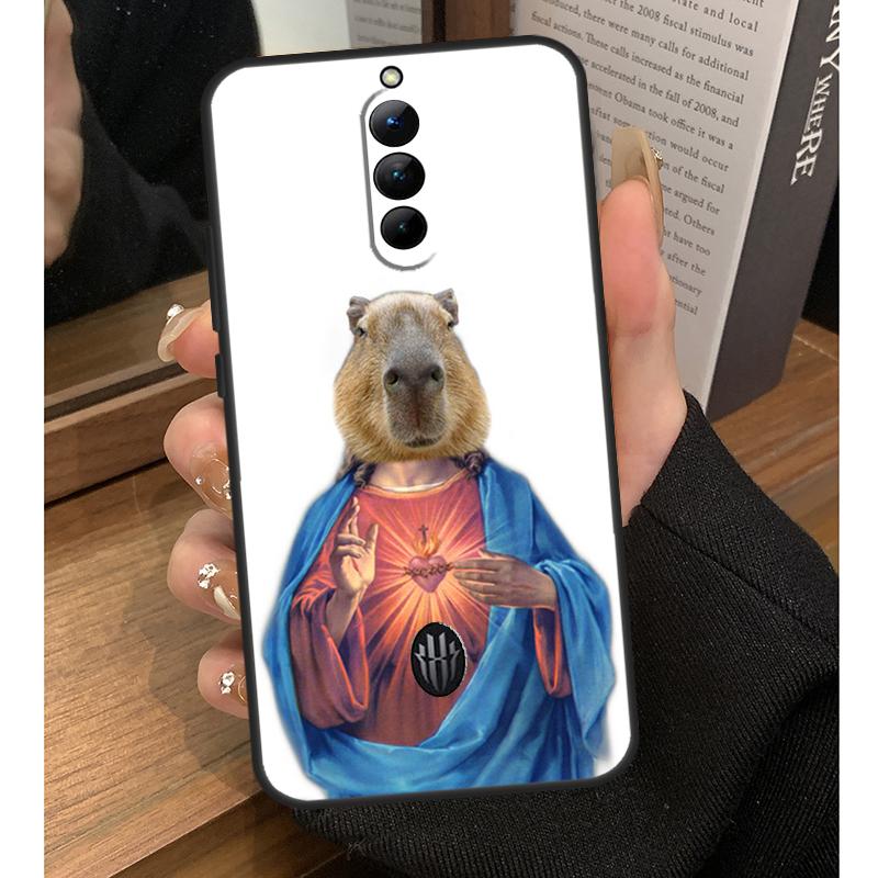 

Cute Cartoon Capybara Case For Nubia Red Magic 8 9 10 Pro Plus 6 7 6S 7S Pro 5G 6R RedMagic 9S 8S Pro Plus Coque Red Magic 7S Pro