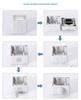German Style ABS Surface-mounted Wall Socket for Home Decoration