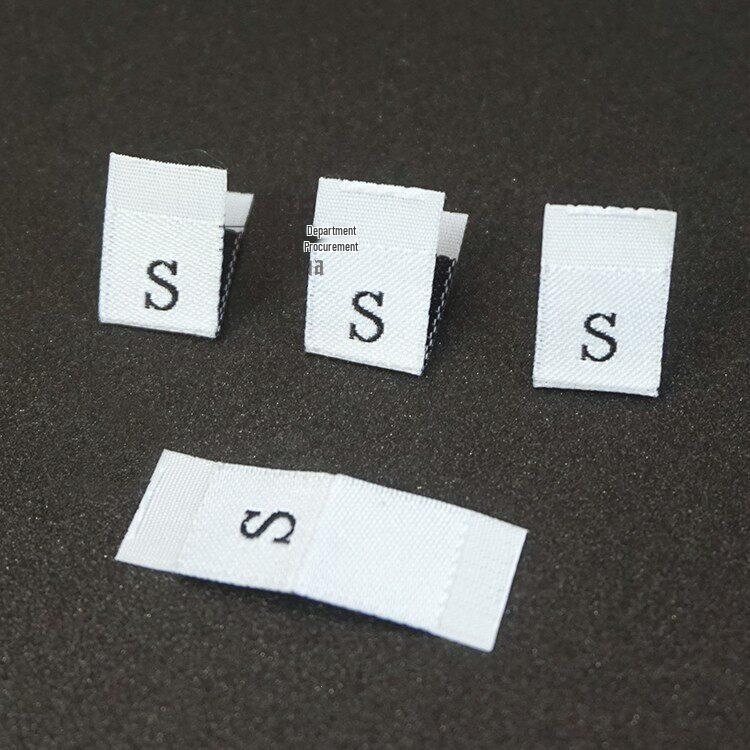 Woven High-Density Neck Fabric Size Label Tag - Brand SM