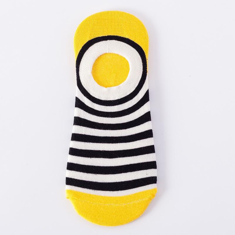 Womens Invisible Low-Cut Cotton Socks Non-Slip Ankle Breathable Casual Short Daily Wear