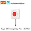 Przycisk Alarmowy SOS dla Seniorów - Zdalne Sterowanie WiFi przez Aplikację Tuya