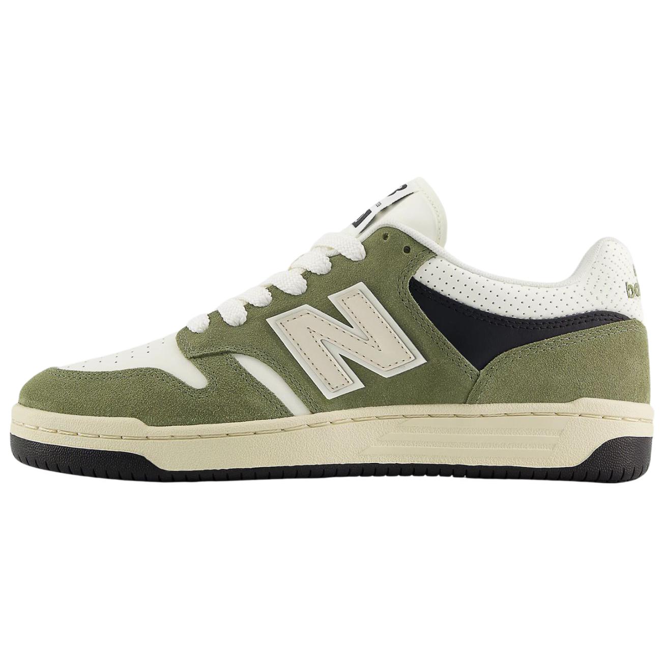 

New Balance NB 480 Shock Absorbers Low Top Skateboard Shoes Unisex White Green 43