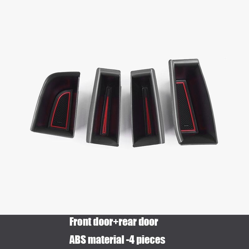 Car front and rear door storage boxes made of ABS material and plush interior products For Mazda CX-30 CX30    2024