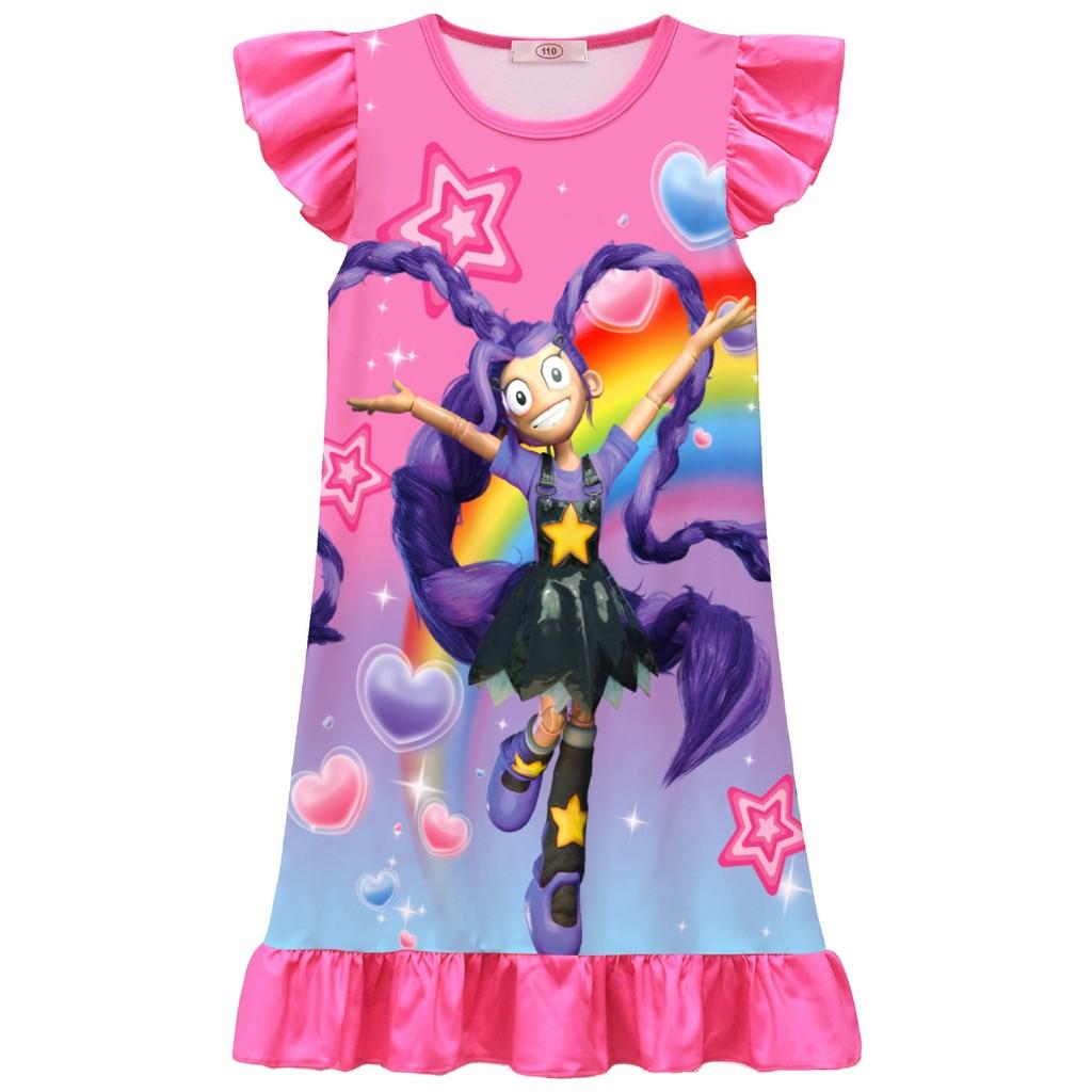 82622 Kids Girls Lily Lovebraids Casual Ruffle Dress