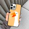 Funny Cartoon Duck Phone Case For iPhone 17 Air 16 16e 15 13 14 Pro Max 11 12 Plus 2022 MAX Shell Cover coque