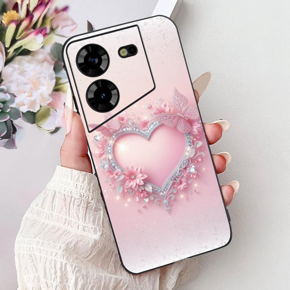 For Tecno Pova 5 Case LH7n Cute Fashion Pattern Cover Soft TPU Phone Cases For Tecno Pova 5 Pro LH8n Pova5 Pro Back Cover Bumper