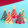 3D Printed Christmas Tree Toy Dual Color Spiral Cone Toy Desk Decor Fidget Toy Desktop Decoration
