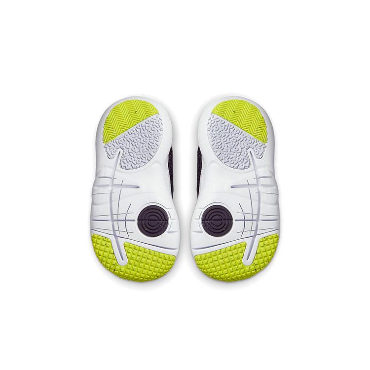 Nike Flex Advance Slip Resistant Cushioning Abrasion Resistant Low top Toddler Shoes White Purple Yellow CZ0189-500