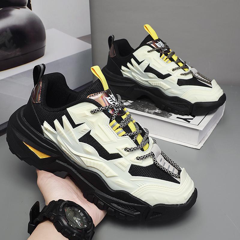New Fashion Men And Women 's Four Seasons Comfortable Thick Sole Shoes Students Boys Girls Trending Soft Sole Breathable Casual Running Sneakers