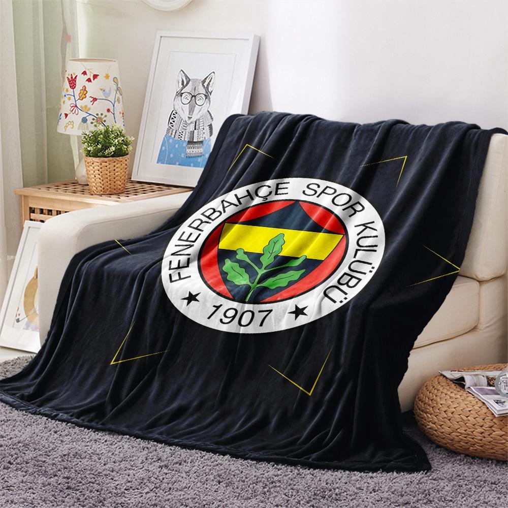 Fenerbahce2 Flannel Blanket, High quality Comfortable for All Seasons, Home Decor, Warmth and Comfort
