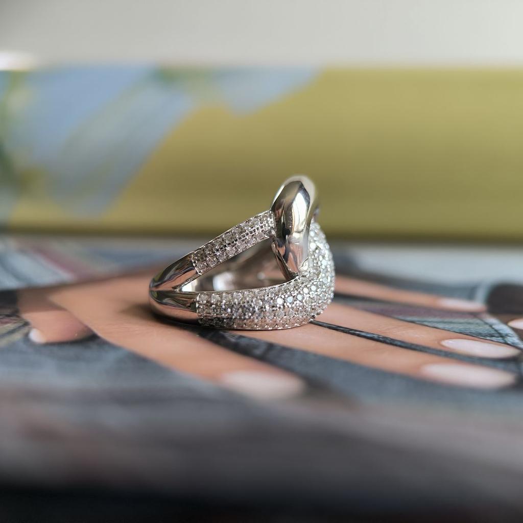 Silver Ring with Cubic Zirconia, Item Weight 8 G (2191896)