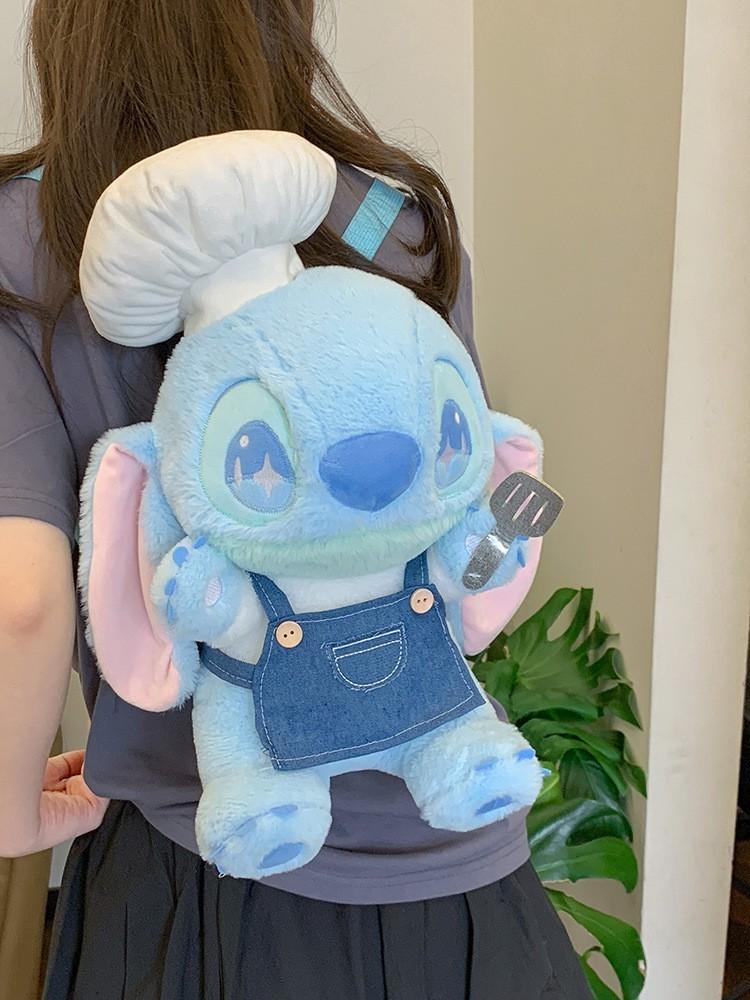Stitch Plüschtier Tasche mit Canvas Innentasche für den täglichen Freizeitgebrauch