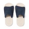 MUJI Room Sandals - Open Toe, XL (Size 26.5-28cm) - Natural White X Navy 23087865