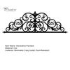 Metal Wall Art Scroll Art, Black Decor, 2D Sculpture for Versatile Decoration Living Room, Elegant Home Decor Hallway Front Porch Bedroom Above