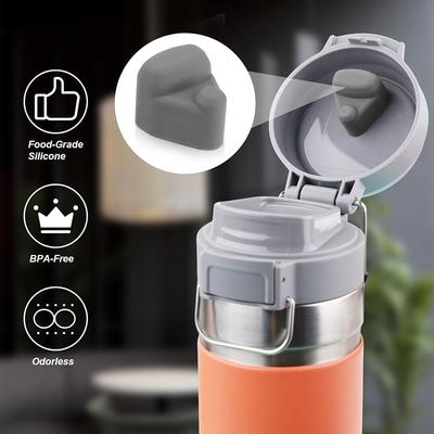 Stopper din Silicon Fără BPA Previne Scurgerile Inel de Etanșare pentru Sticlă Stanley Quick FLIP GO
