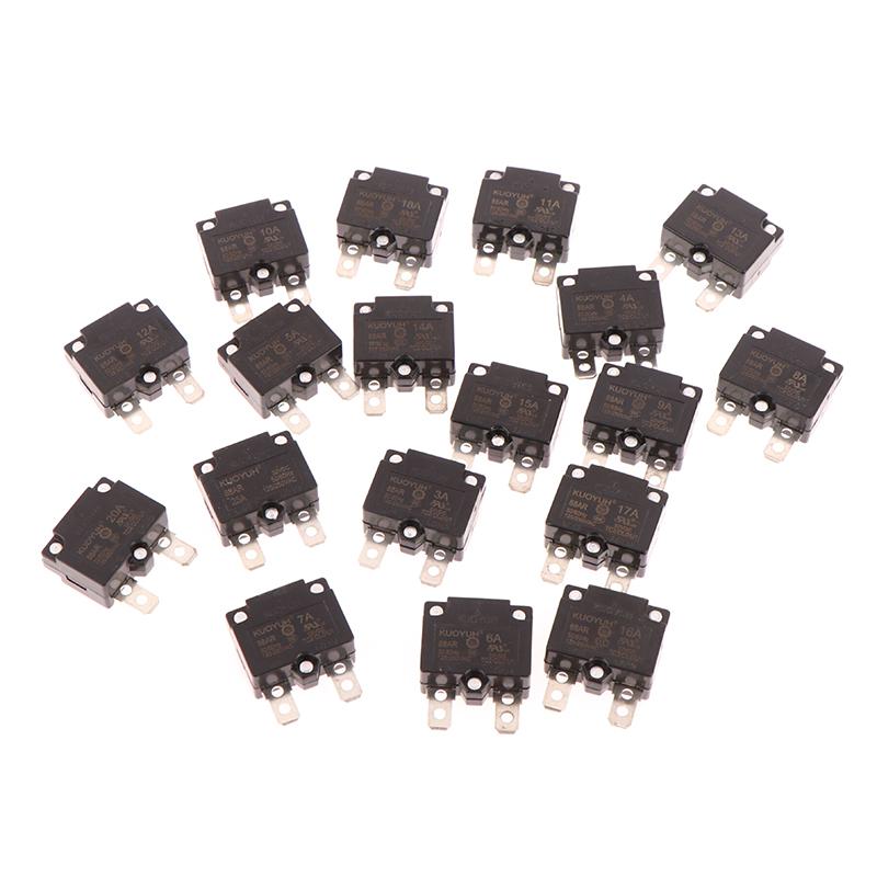 1Pc  88Ar 3A 4A 5A 7A 8A 10A 15A 20A 25A Automatic Reset Circuit Breaker Overload Switch Over Current Protector