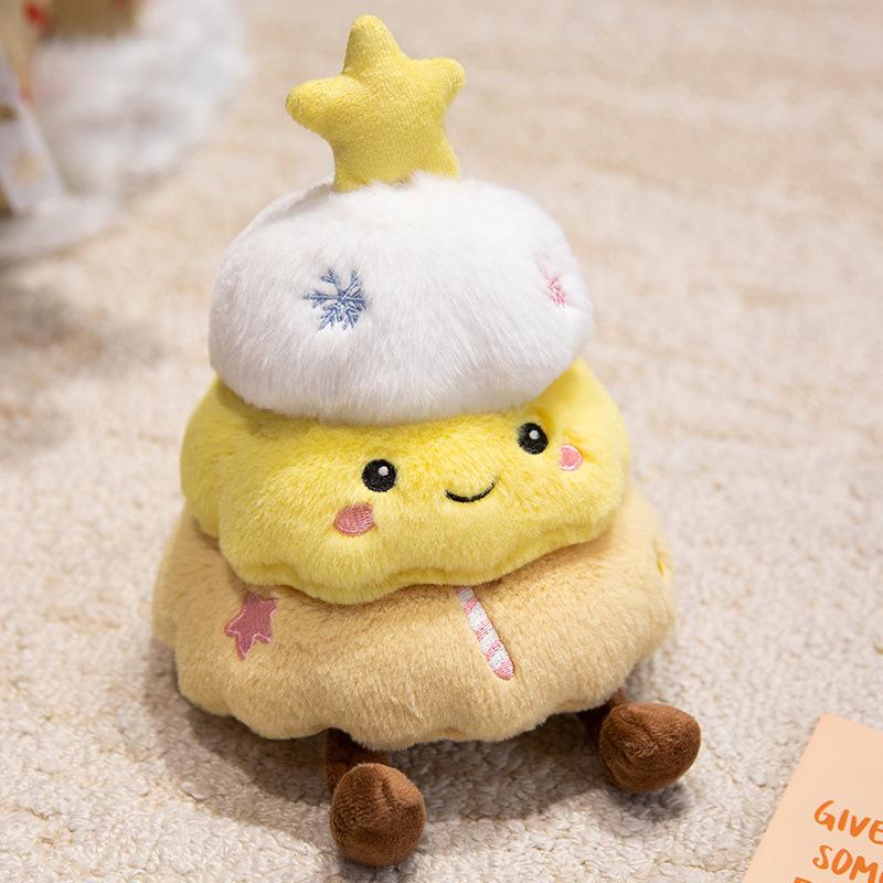 Mignon Cartoon Poupée de Noël Gâteau Arbre de Noël Poupée Poupée en Peluche Ornement Jour des Enfants