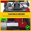 Rear License Plate Holder Bracket with Light for Jeep Wrangler JK JKU Black Car Tag Mounting Frame Exterior Accessories Replacement