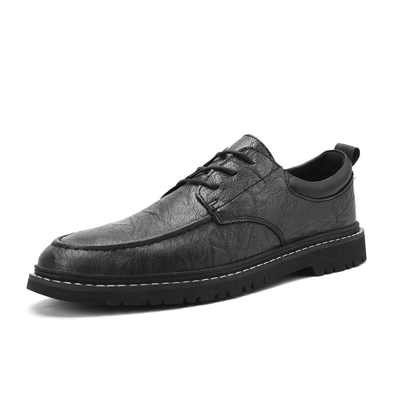British-style Small Leather Shoes for Men Korean Style, Trendy and Versatile Business Casual Shoes, Breathable for Young People