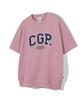 Code Graphy Cgp Arch Logo Short Sleeve Crew Neck_Indie Pink