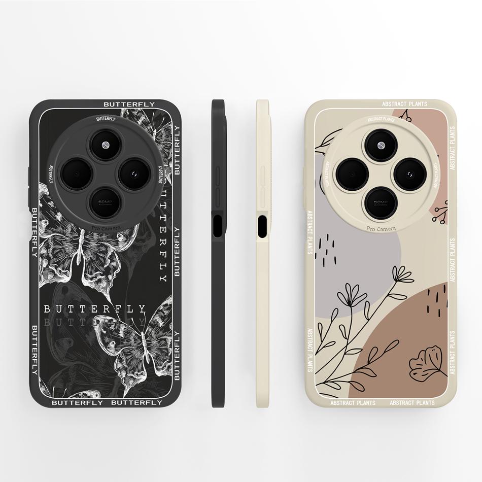Case For POCO C75 Oil Painting Phone Back Cover For Xiaomi POCO C 75 4G 5G Soft Liquid Silicone Bumper Camera Protection Funda