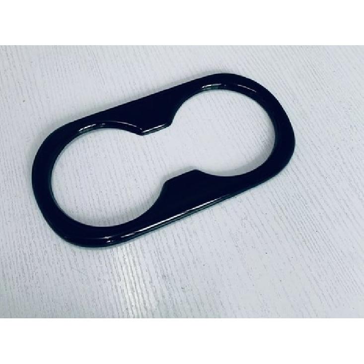 Glossy Black Rear Water Cup Holder Frame Cover Trim For -2025 Toyota Prius