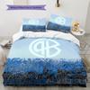 Belgrano Athletic Club Pattern Bedding Home Decoration Birthday Gift (1 * duvet cover + 2 * pillowcase, without core)