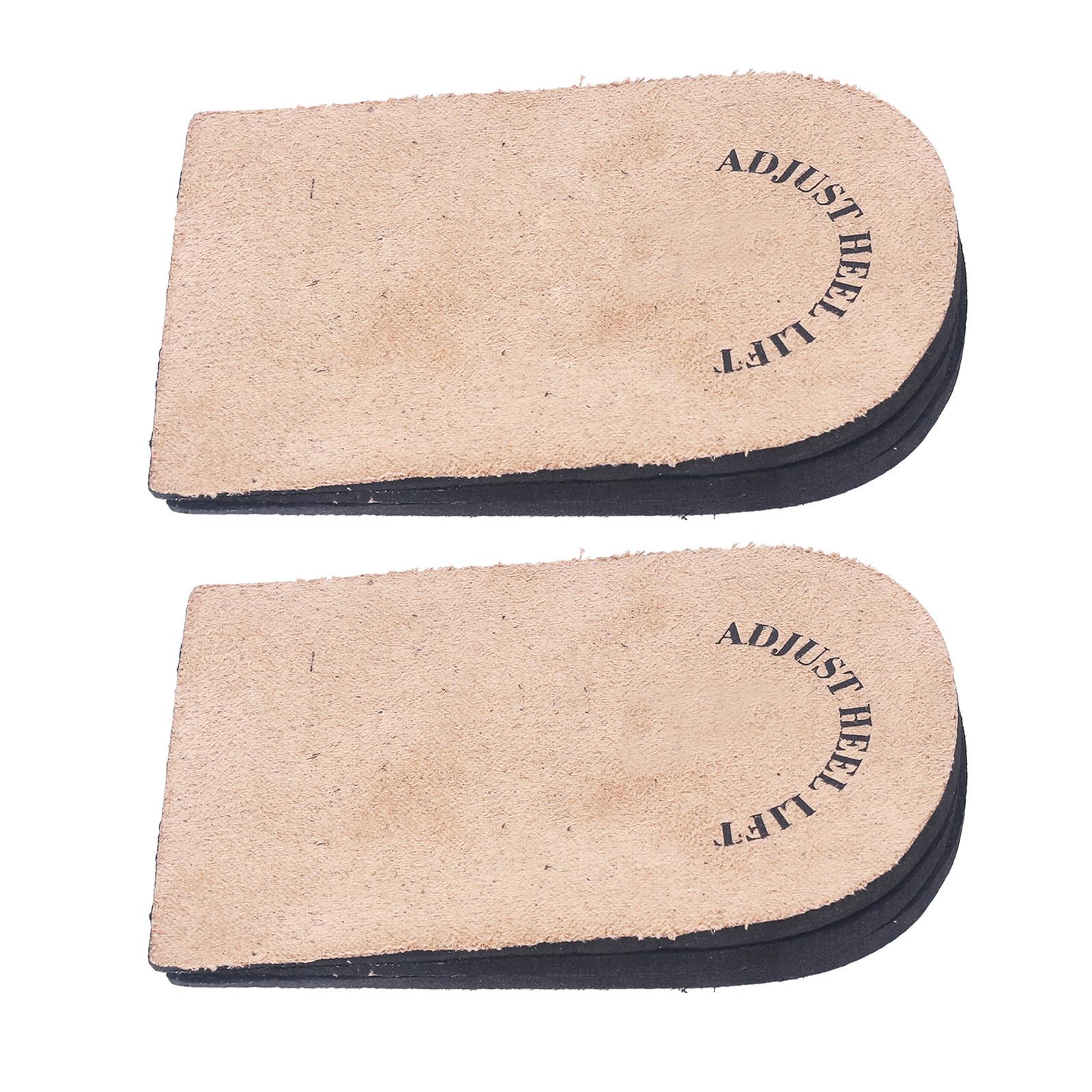 

Стельки для увеличения роста 3 слоя EVA коричневые каблуки подъемные вставки для мужчин и женщин ботинки спортивная обувь L