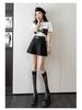 Women's High Waist A-Line Wide Leg Belted Casual Shorts for Spring/Summer 2025.