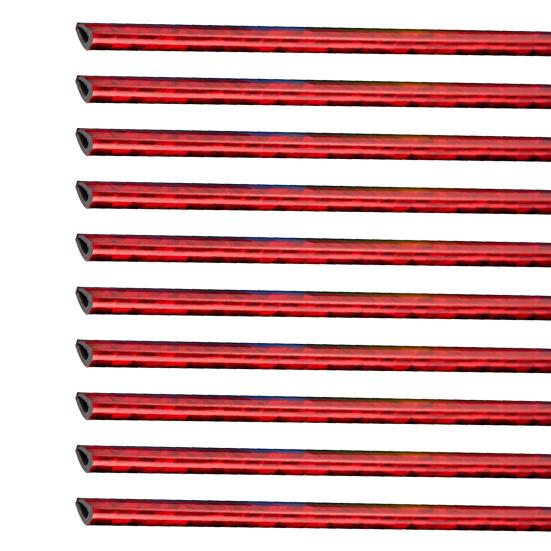 10 Pcs/Set Great Scratch-resistant Compact Air Conditioner Strips Multi Colors Vent Trims for Car