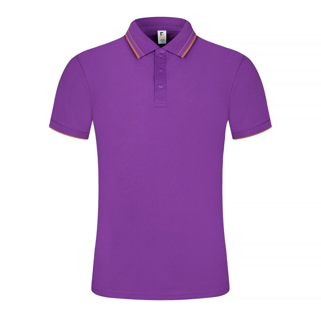 Summer Breathable Lapel Polo Shirt for Coffee Shop & Milk Tea Shop Waitstaff - Printable Workwear