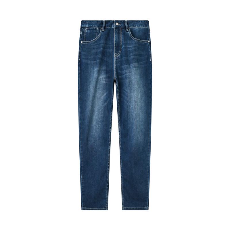 Joeone Men's Lyocell Blend Stretch Denim Jeans