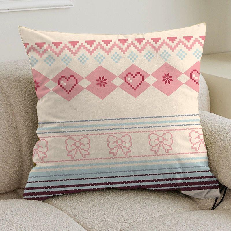Double-sided bohemian print ethnic pillow cover sofa living room cushion cover geometric pillow square pillowcase
