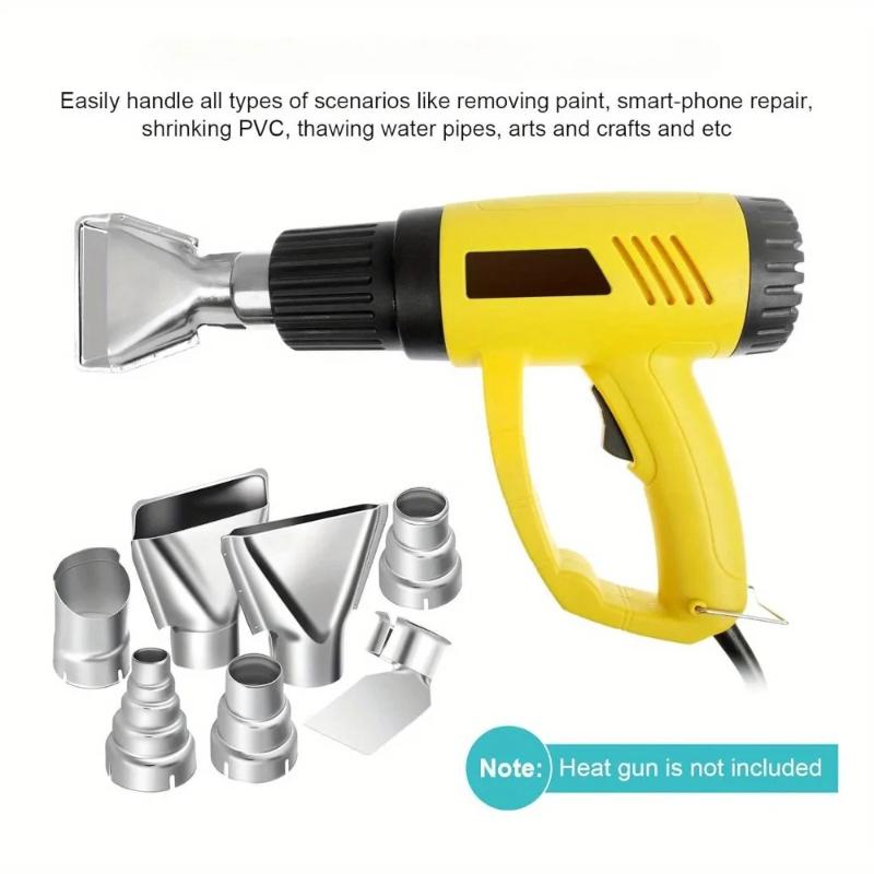 9 PCS hot air gun nozzle stainless steel universal nozzle accessories, precision nozzle accessories for welding tools