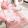 Manta de Sofá Coelho de Desenho Animado: Resistente a Manchas, Resistente ao Desgaste, Fácil de Limpar, Ideal para Decoração de Sala de Estar e Quarto