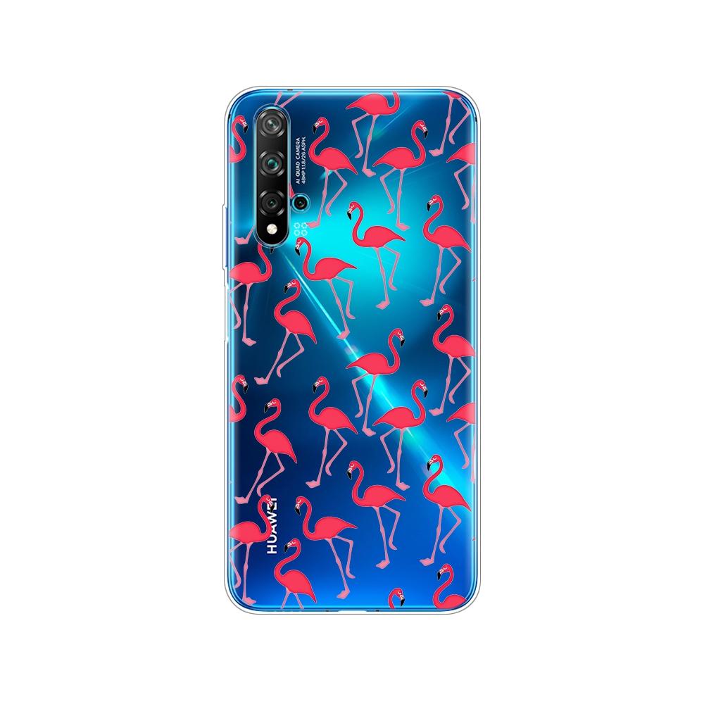 Dla Huawei Nova 5T Case miękka TPU tylna silikonowa obudowa telefonu dla Nova5T 5 T YAL-L21 6.26 ''fundas coque zderzak