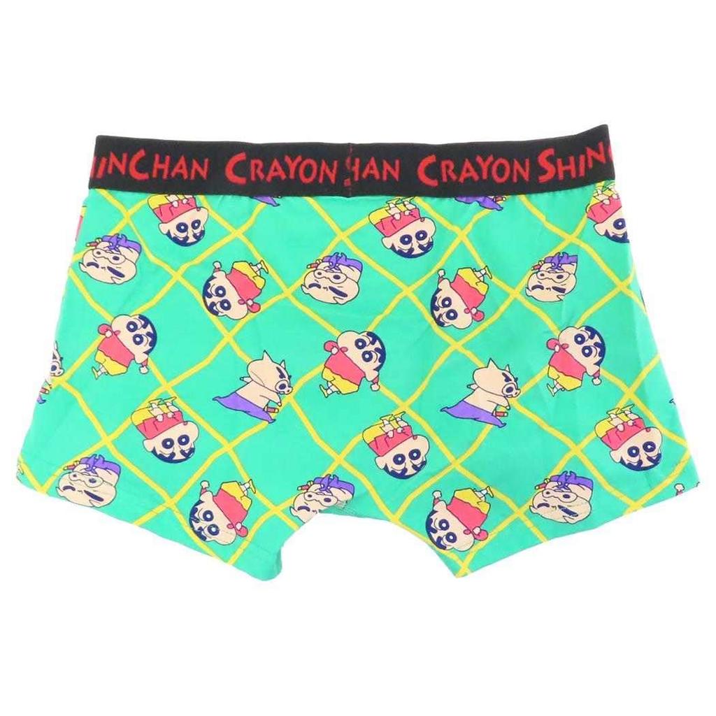Small Planet Crayon Shin-chan Men's Boxer Briefs, Shinnosuke & Buriburizaemon, Size M