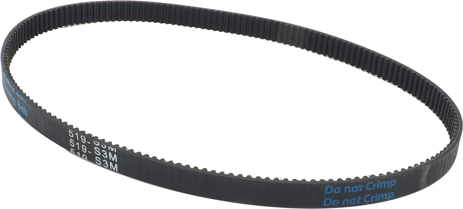 

Audiophile Rubber Timing 519mm 10mm Black Belt, Girth, Width, 173T, S3M, Hooked,