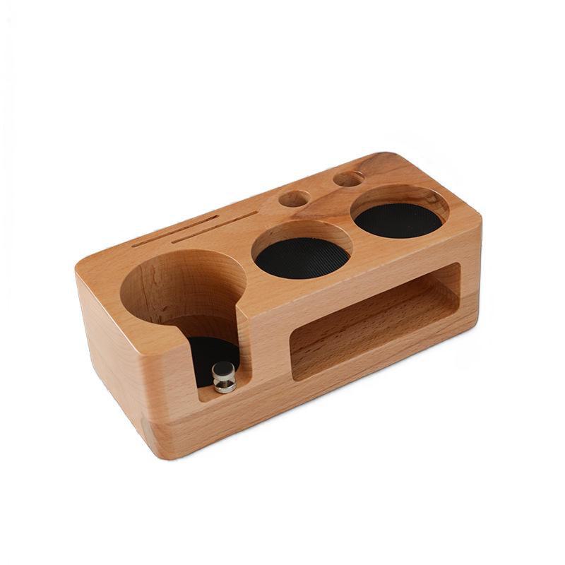 Coffee Machine Handles & Accessories with Walnut Filling & Tampon Support