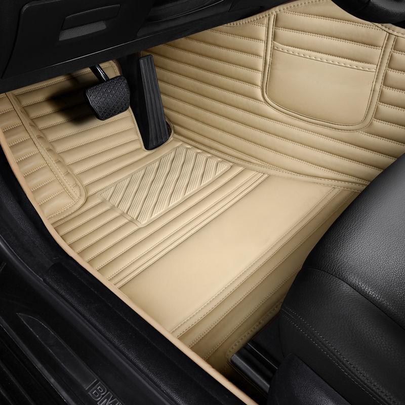 

Автомобильные коврики для Porsche Cayenne 996 955 958 Macan 718 Taycan Boxster на заказ водонепроницаемая кожаная подставка для ног авто
